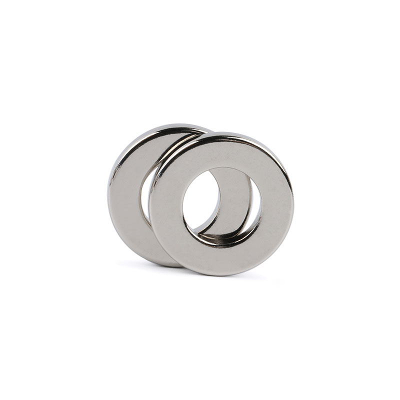 Axially magnetized sintered NdFeB ring magnets