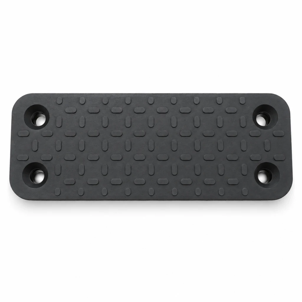 Rubber Coated Magnets Textured rubber cover with four fixing holes